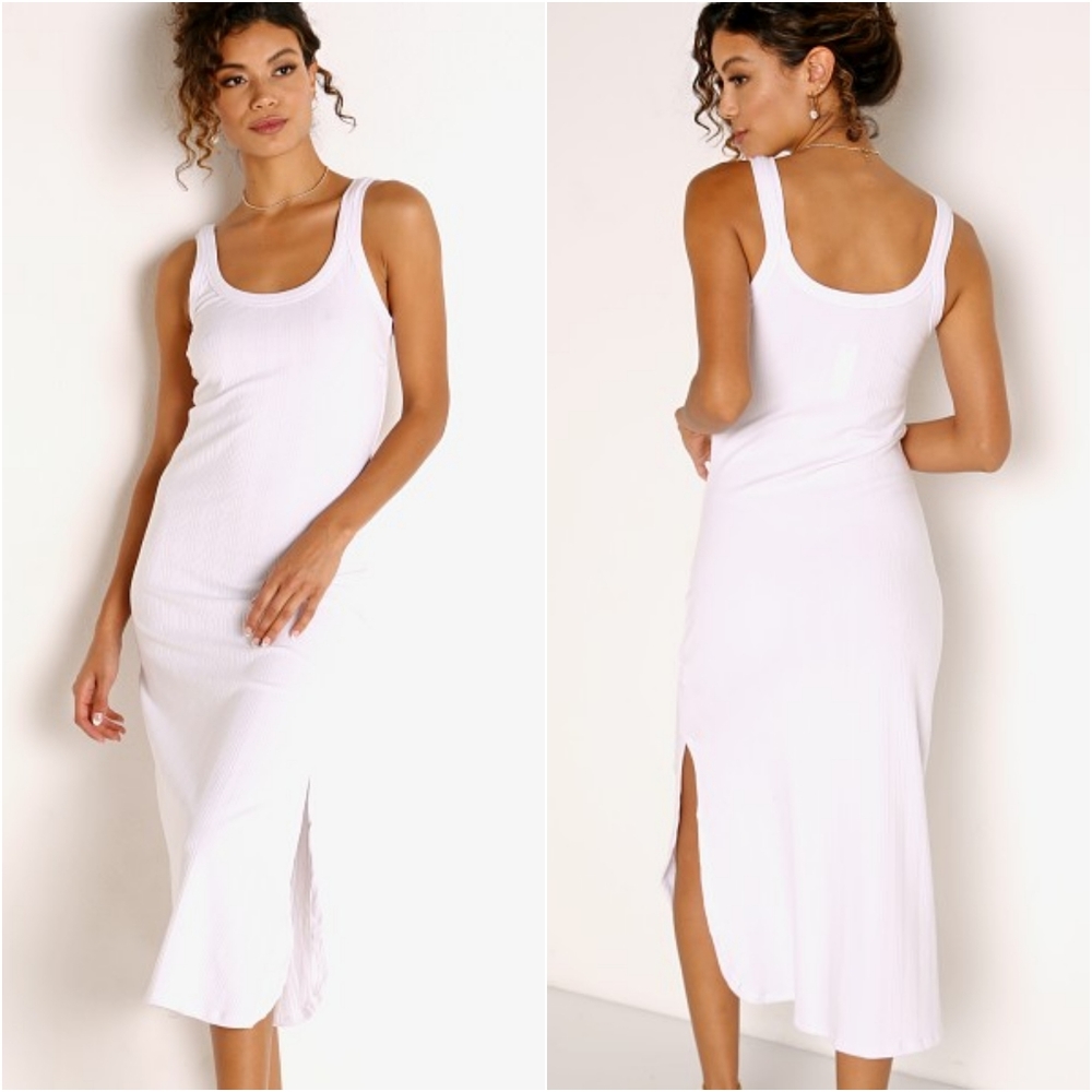 Vitamin A White Sleeveless Dress